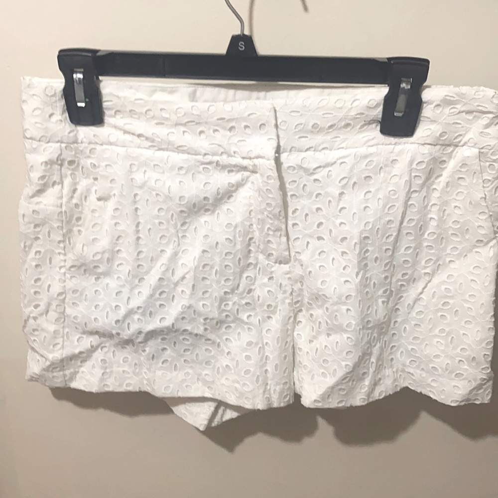 Peter Som eyelet shorts